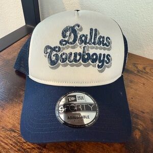 New Era Blue and White Dallas Cowboys Hat